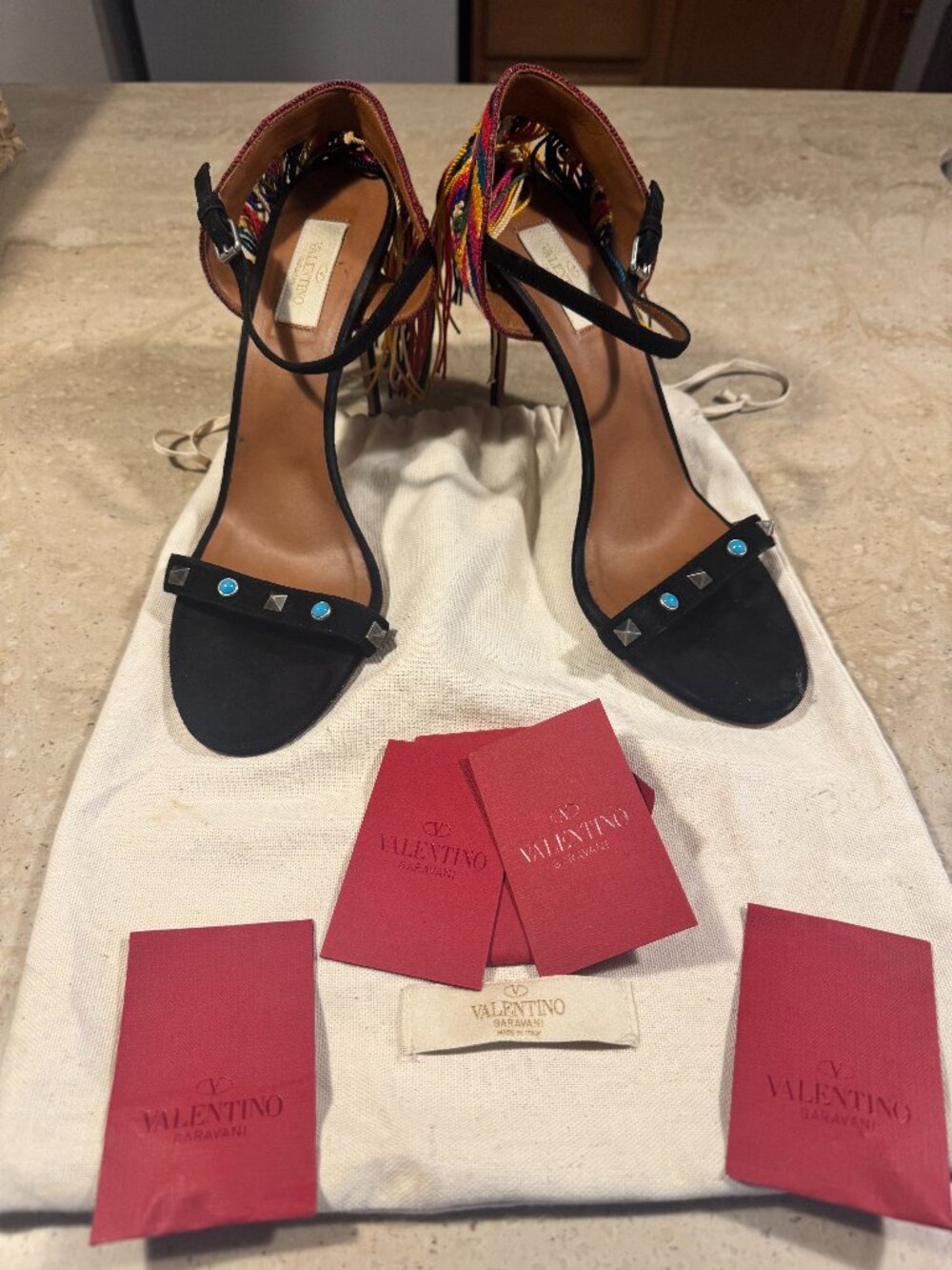 Valentino Garavani Fringe Heels EU 40.5 US 10
